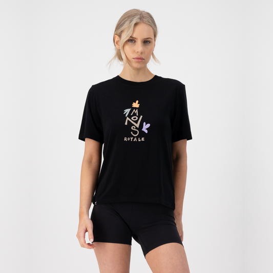 Mons Royale (Sample) - Women's Icon Relaxed Tee - Black