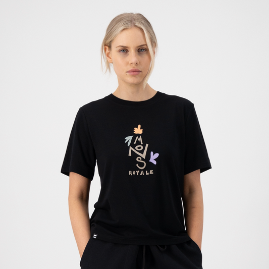 Mons Royale (Sample) - Women's Icon Relaxed Tee - Black