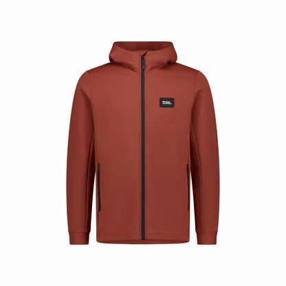 Mons Royale (Sample) - Men's Arcadia Merino Fleece Hoody - Sienna - Futureproof.life