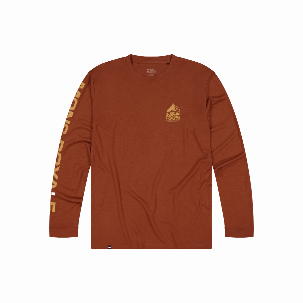 Mons Royale (Sample) - Men's Icon Merino Classic Long Sleeve - Sienna