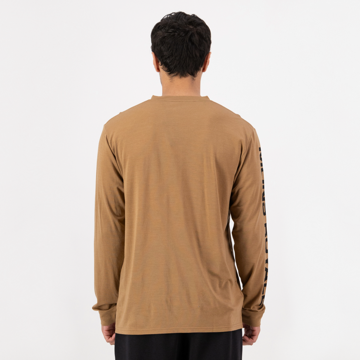 Mons Royale (Sample) - Men's Icon Merino Classic Long Sleeve - Toffee - Futureproof.life