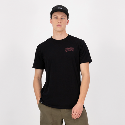 Mons Royale (Sample) - Men's Icon Merino Classic T-Shirt - Black - Futureproof.life