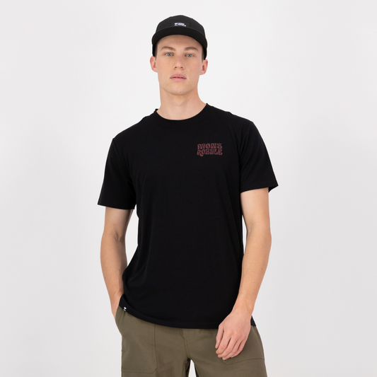 Mons Royale (Sample) - Men's Icon Merino Classic T-Shirt - Black - Futureproof.life
