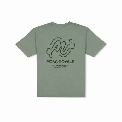 Mons Royale (Sample) - Men's Icon Merino Classic T-Shirt - Willow - Futureproof.life