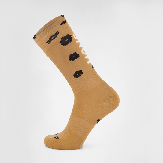 Mons Royale - Unisex Atlas Merino Snow Sock - Aoraki Lily Toffee