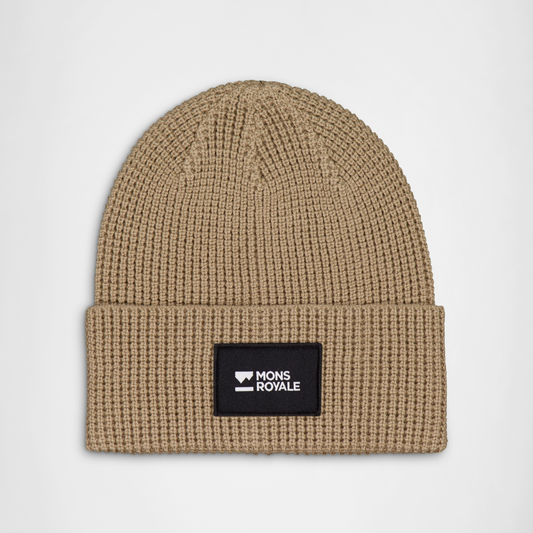 Mons Royale - Unisex Bluff Merino Beanie - Birch