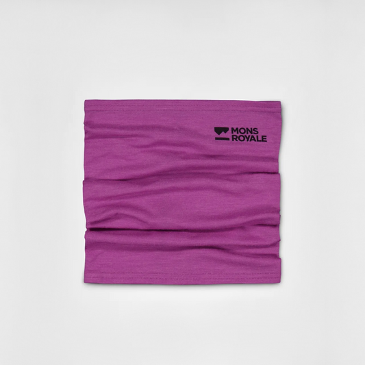 Mons Royale - Unisex Daily Dose Merino Neckwarmer - Purple Bolt