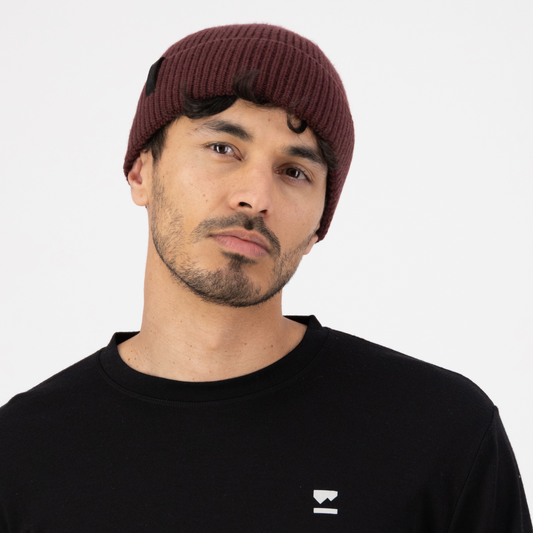 Mons Royale - Unisex Fjord Merino Beanie - Coffee