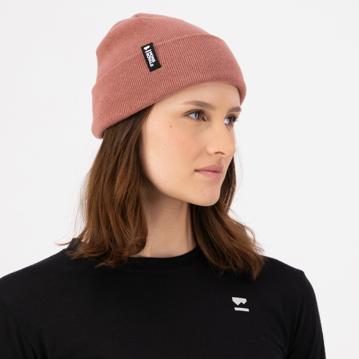 Mons Royale - Unisex McCloud Merino Beanie - Canyon Rose