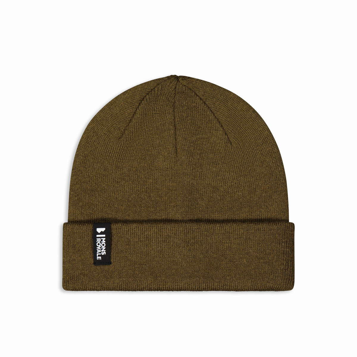 Mons Royale - Unisex McCloud Merino Beanie - Dark Olive