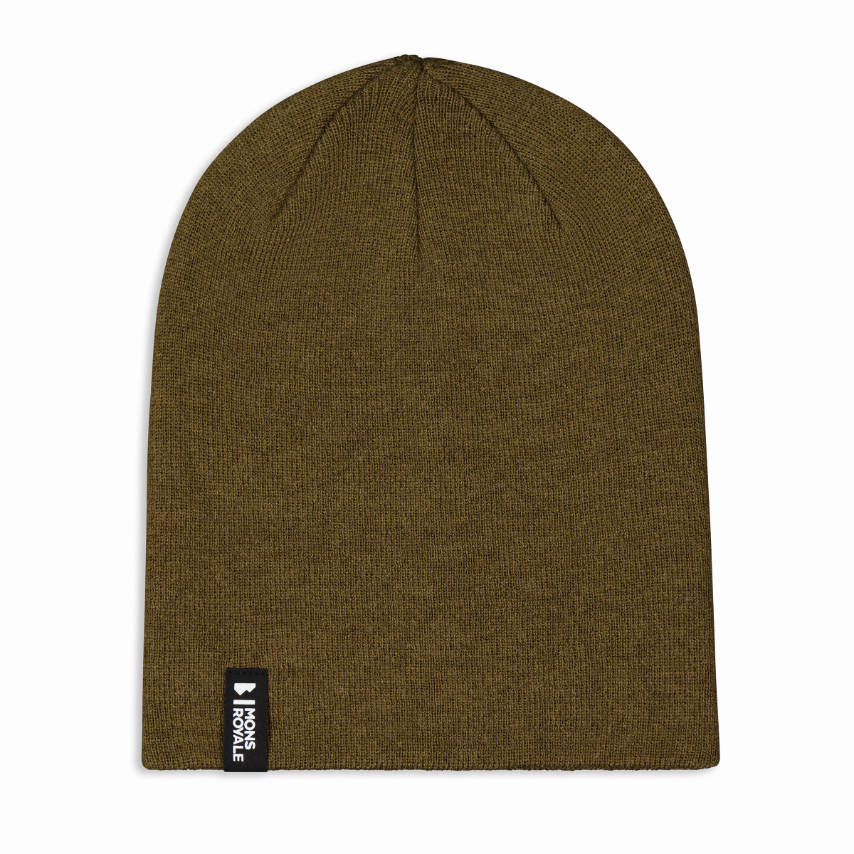 Mons Royale - Unisex McCloud Merino Beanie - Dark Olive