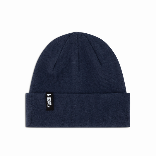 Mons Royale - Unisex McCloud Merino Beanie - Midnight