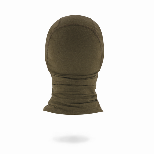 Mons Royale - Unisex Santa Rosa Merino Balaclava - Dark Olive