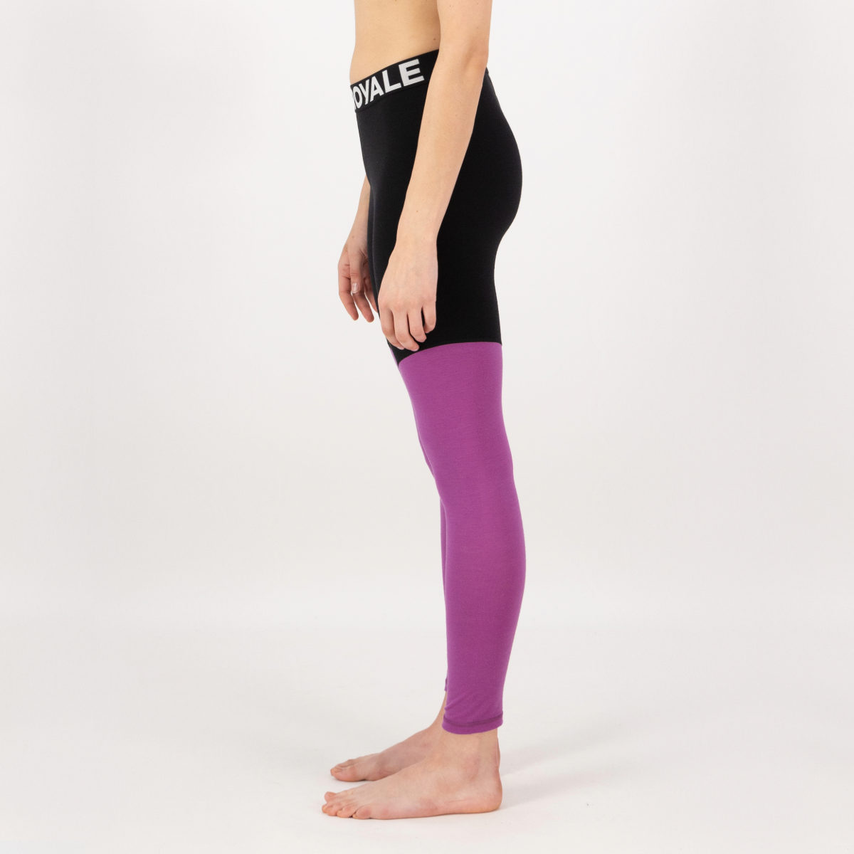 Mons Royale - Women's Cascade Merino Base Layer Legging - Purple Bolt
