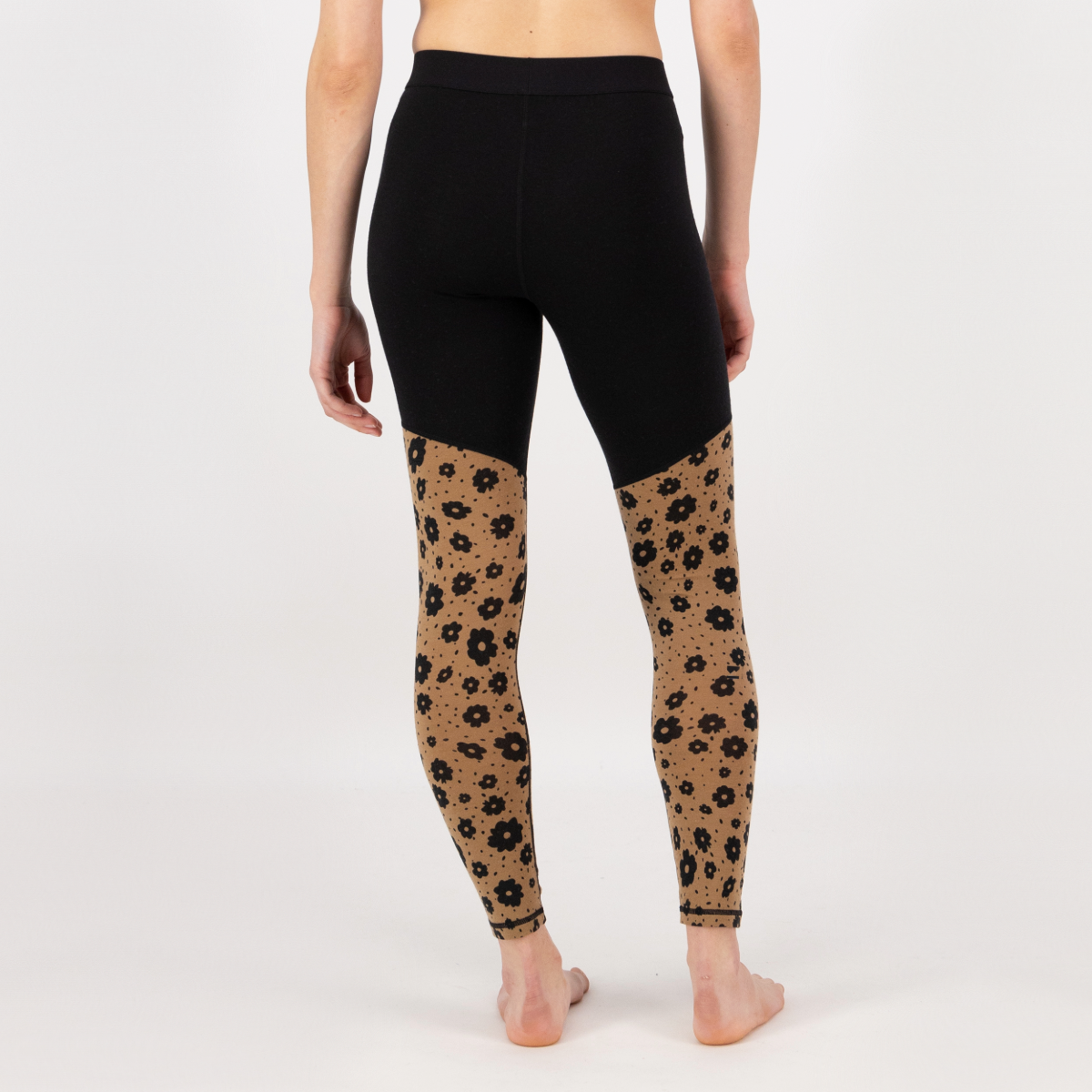 Mons Royale - Women's Cascade Merino Base Layer Legging - Aoraki Lily Toffee