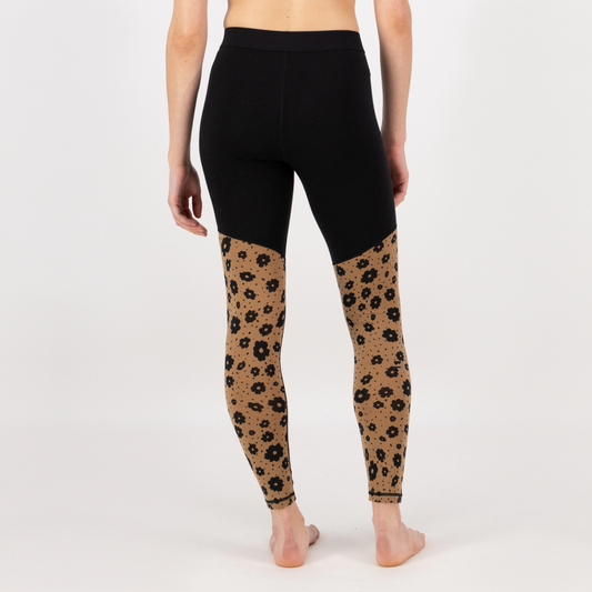 Mons Royale - Women's Cascade Merino Base Layer Legging - Aoraki Lily Toffee
