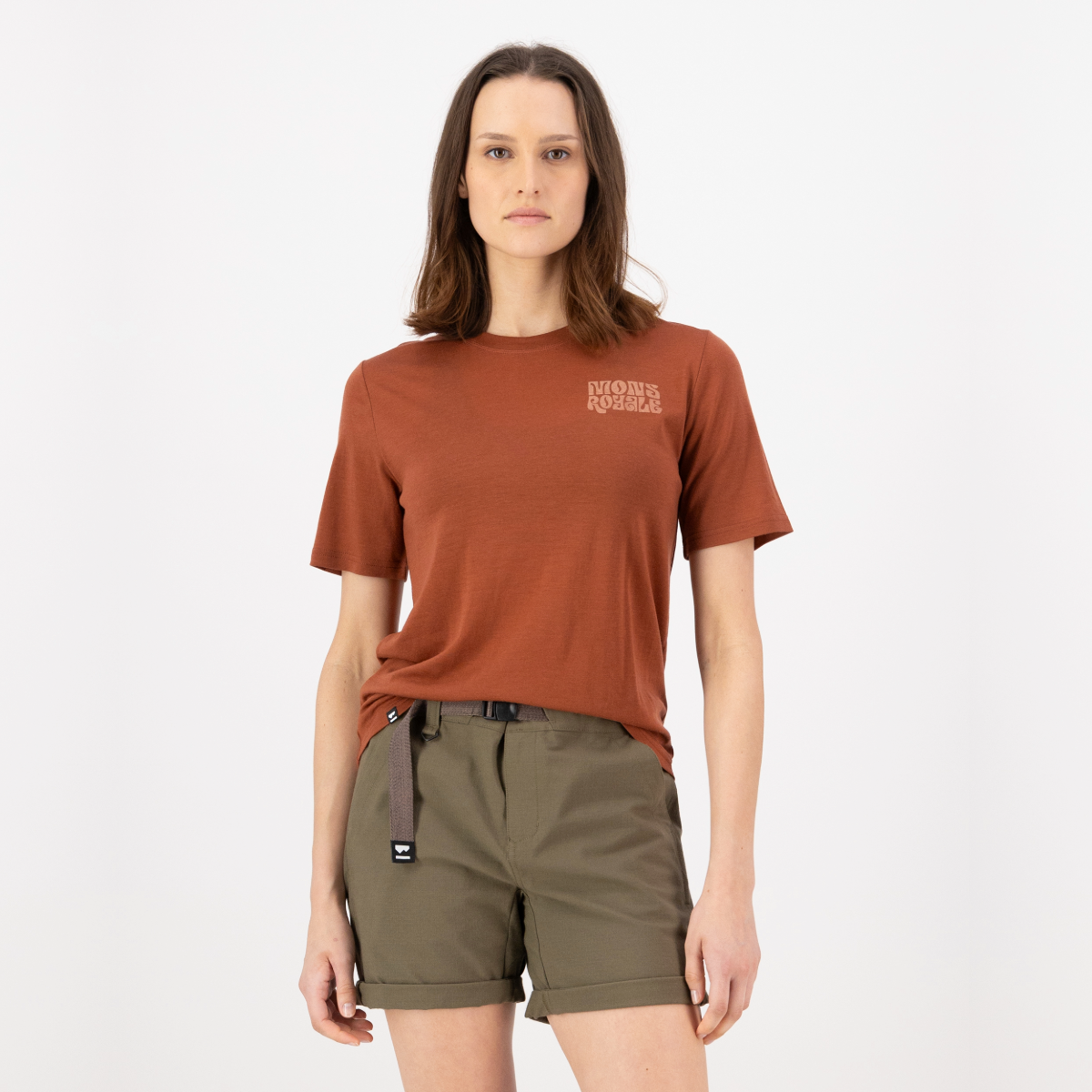 Mons Royale - Women's Icon Merino T-Shirt - Sienna