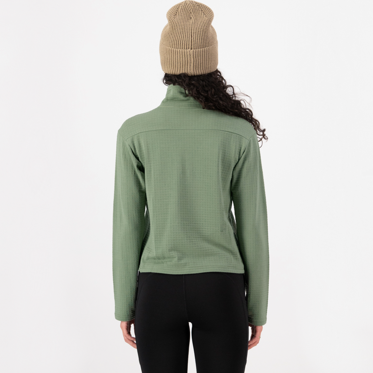 Mons Royale - Women's Offgrid Merino Fleece Long Sleeve - Willow