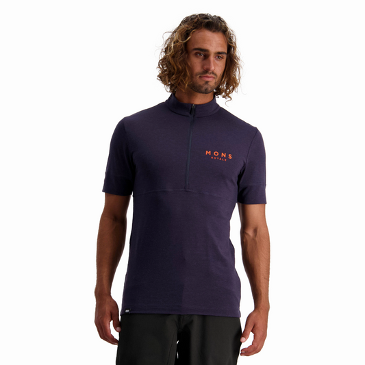 Mons Royale (Sample) - Men's Cadence Half Zip - 9 Iron