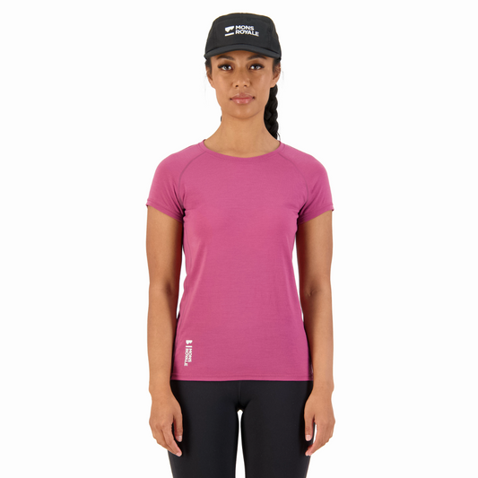 Mons Royale (Sample) - Women's Bella Tech Tee - Berry