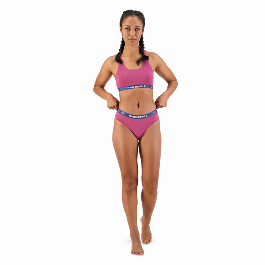 Mons Royale (Sample) - Women's FOLO Brief - Berry