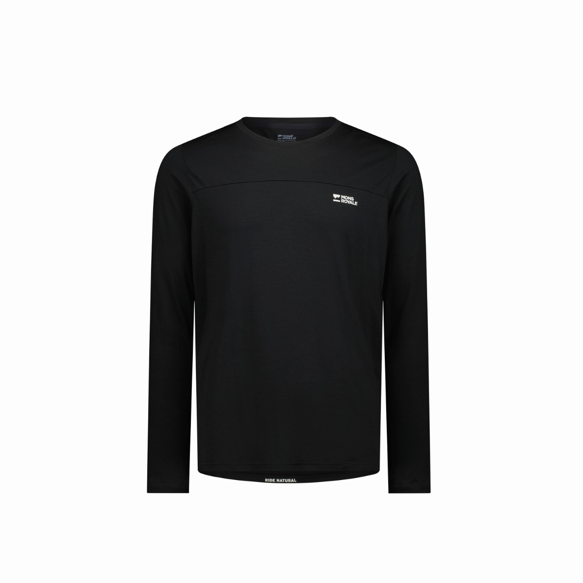 Mons Royale (Sample) - Men's Diversion Merino Bike Jersey Long Sleeve - Black - Futureproof.life