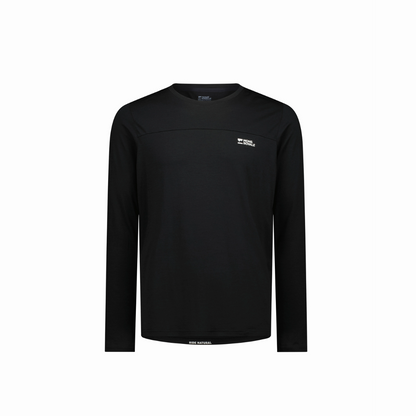 Mons Royale (Sample) - Men's Diversion Merino Bike Jersey Long Sleeve - Black - Futureproof.life