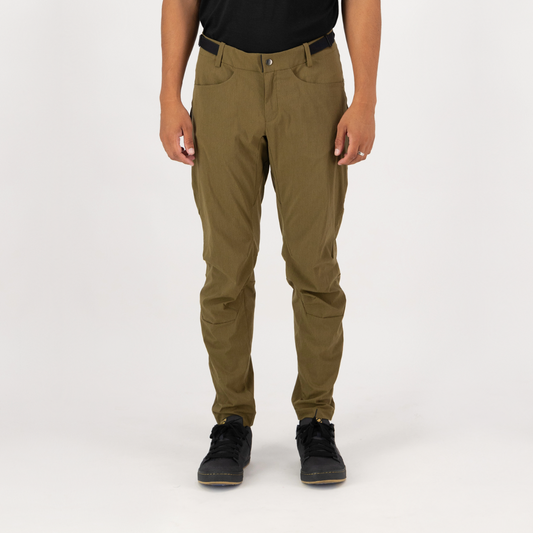 Mons Royale - Men's Diversion Merino Trail Pants - Dark Olive