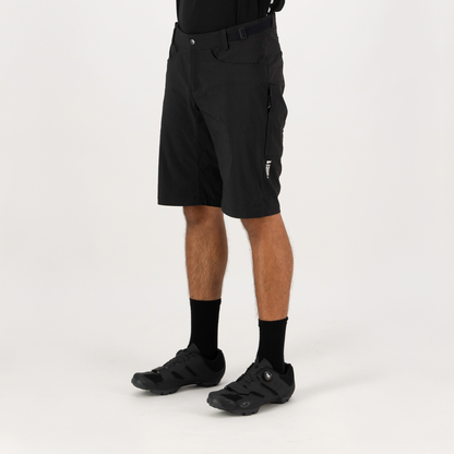 Mons Royale - Men's Diversion Merino Trail Shorts - Black - Futureproof.life