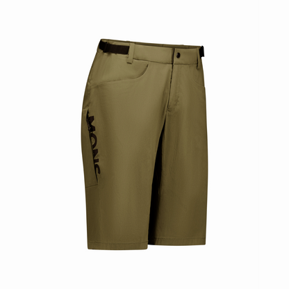 Mons Royale (Sample) - Men's Diversion Merino Trail Shorts - Dark Olive - Futureproof.life