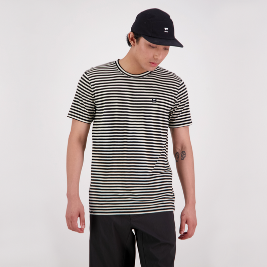 Mons Royale - Men's Icon Merino Classic T-Shirt - MR Stripe