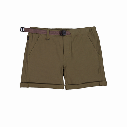 Mons Royale - Women's Escapade Shorts - Dark Olive - Futureproof.life