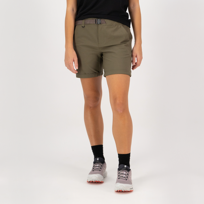 Mons Royale - Women's Escapade Shorts - Dark Olive - Futureproof.life