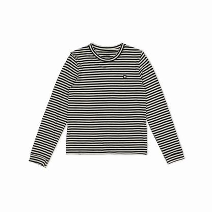 Mons Royale - Women's Icon Merino Long Sleeve - MR Stripe - Futureproof.life
