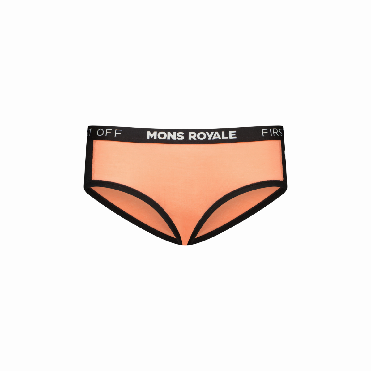 Mons Royale - Women's Sylvia Merino Boyleg - Punch/Black