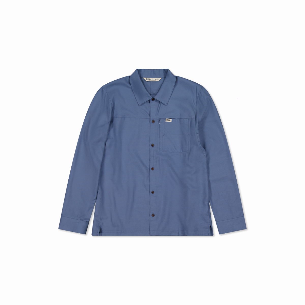 Mons Royale (Sample) - Men's AT Merino Long Sleeve Shirt - Horizon Blue
