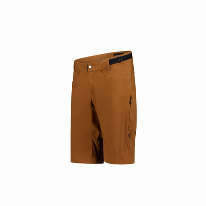 Mons Royale (Sample) - Men's Diversion Merino Trail Shorts - Caramel - Futureproof.life