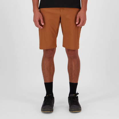 Mons Royale (Sample) - Men's Diversion Merino Trail Shorts - Caramel - Futureproof.life