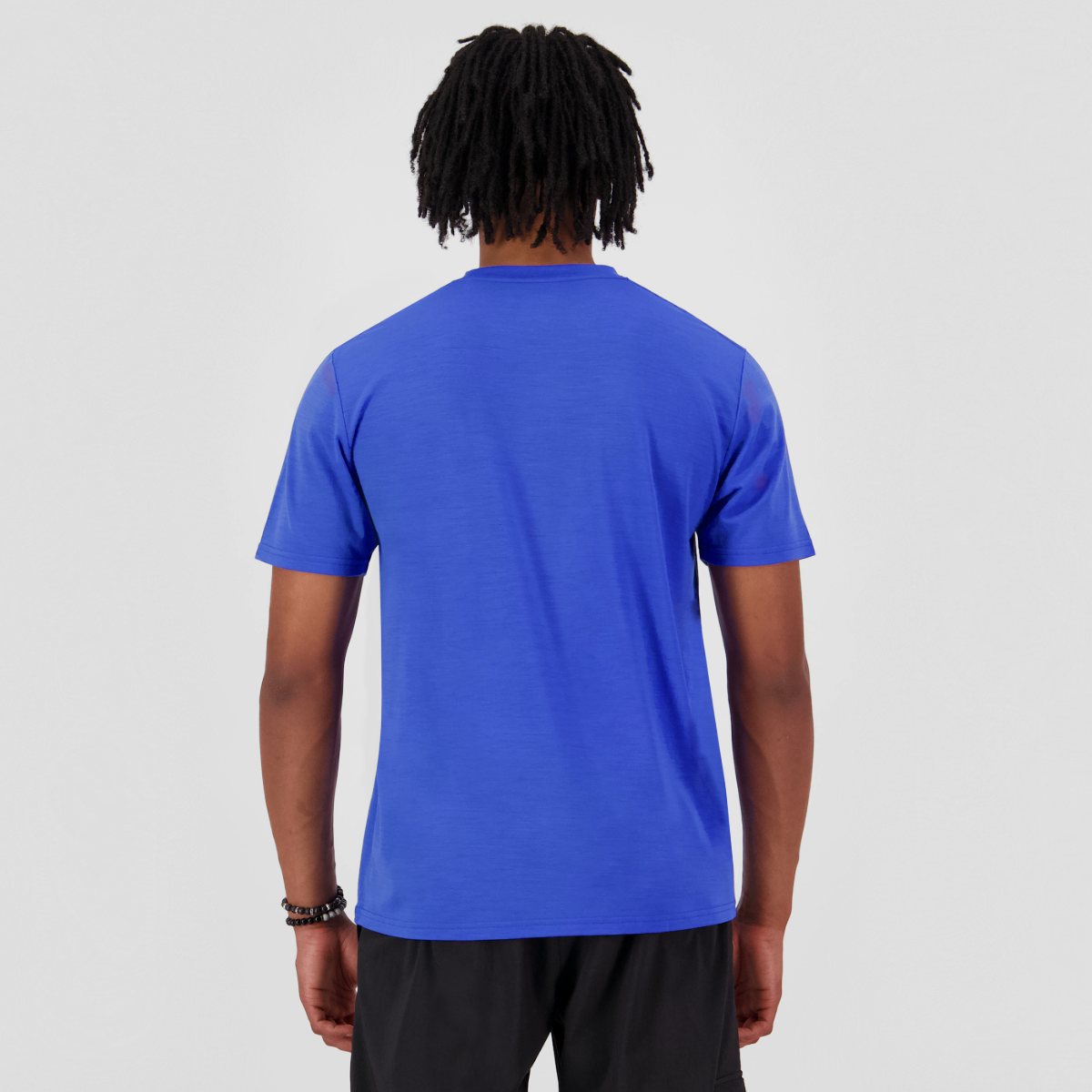 Mons Royale (Sample) - Men's Icon Merino T-Shirt - Ultramarine - Futureproof.life