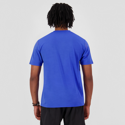 Mons Royale (Sample) - Men's Icon Merino T-Shirt - Ultramarine - Futureproof.life