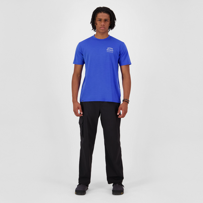 Mons Royale (Sample) - Men's Icon Merino T-Shirt - Ultramarine - Futureproof.life