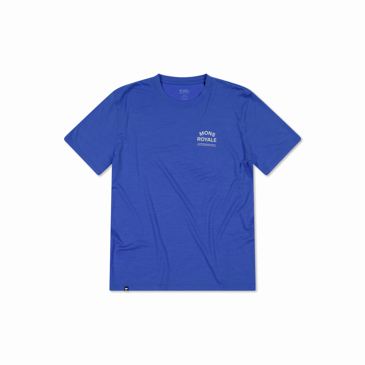 Mons Royale (Sample) - Men's Icon Merino T-Shirt - Ultramarine - Futureproof.life