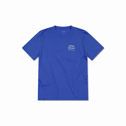 Mons Royale (Sample) - Men's Icon Merino T-Shirt - Ultramarine - Futureproof.life