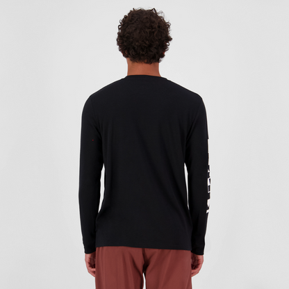 Mons Royale (Sample) - Men's Icon Merino Classic Long Sleeve - Black - Futureproof.life