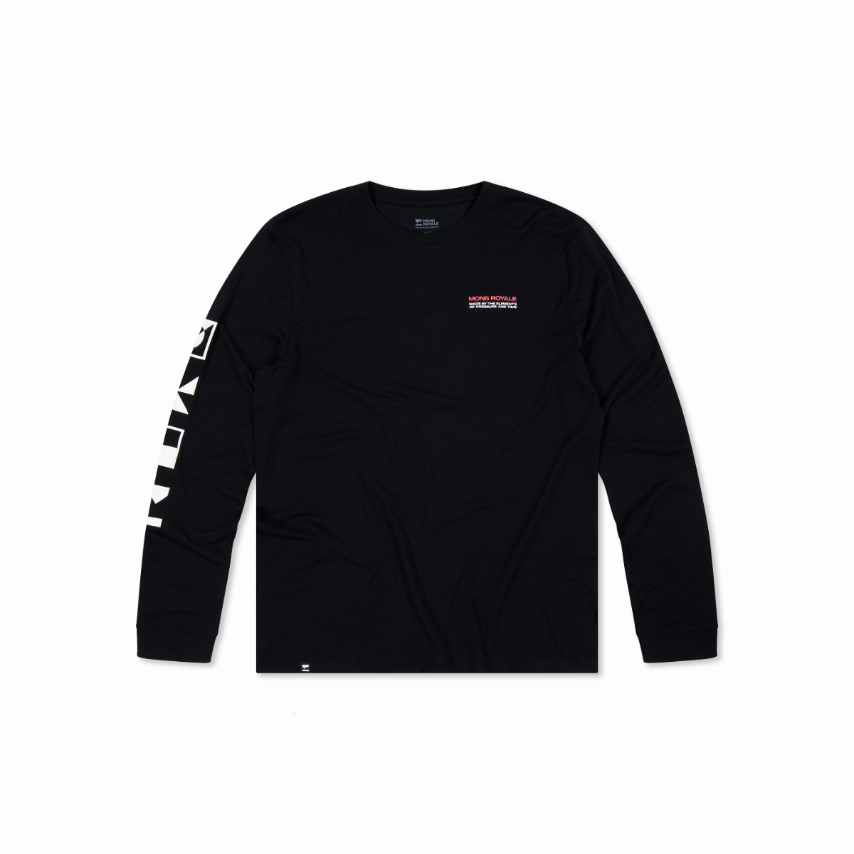 Mons Royale (Sample) - Men's Icon Merino Classic Long Sleeve - Black - Futureproof.life