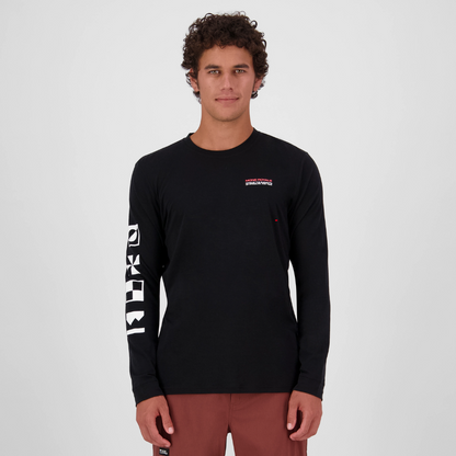 Mons Royale (Sample) - Men's Icon Merino Classic Long Sleeve - Black - Futureproof.life