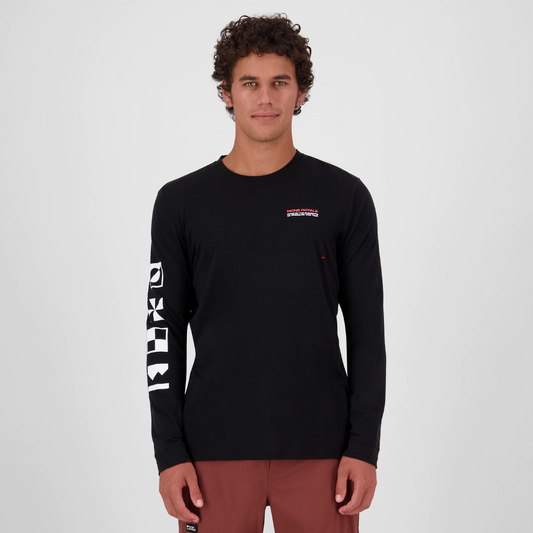 Mons Royale (Sample) - Men's Icon Merino Classic Long Sleeve - Black - Futureproof.life