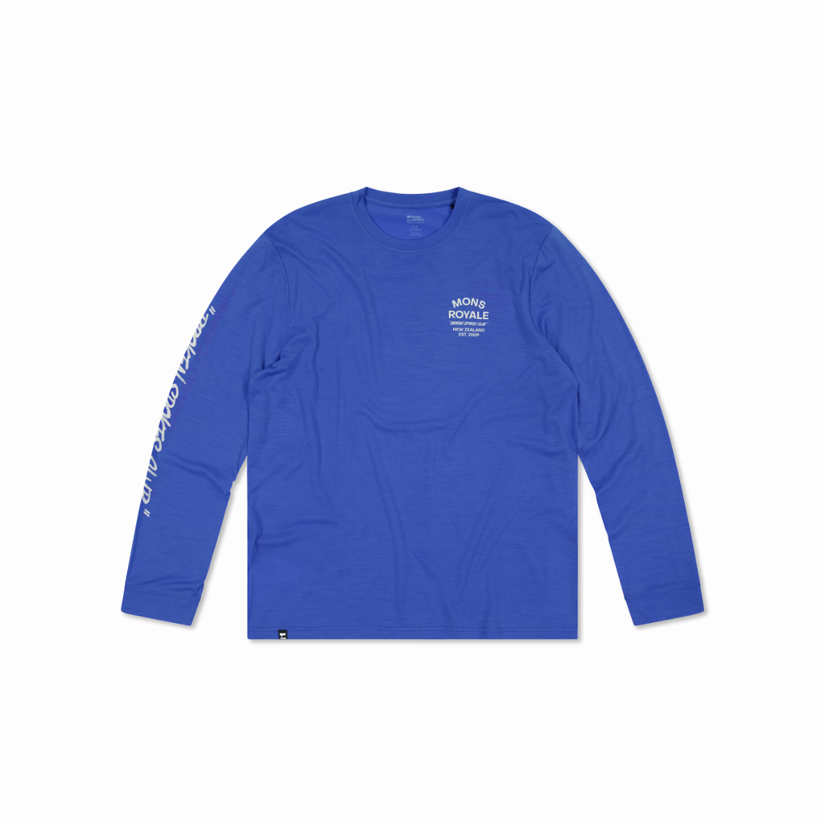 Mons Royale (Sample) - Men's Icon Merino Classic Long Sleeve - Ultramarine - Futureproof.life