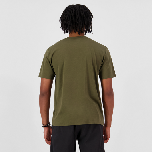 Mons Royale (Sample) - Men's Icon Merino T-Shirt - Dark Olive