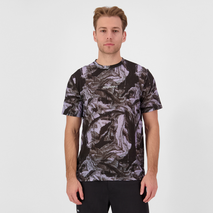 Mons Royale (Sample) - Men's Icon Merino T-Shirt - Rock Camo